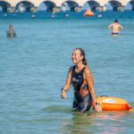 650 nadadores toman parte en la VI Ruta del Muelle de Progreso